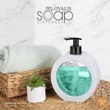 TeknoKapsül 350 ml Tezgah Üstü Oval Banyo Mutfak Sıvı Sabunluk Banyo Mutfak Bulaşık Lavabo Deterjanlık - Seçenek