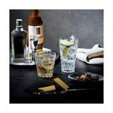 TeknoKapsül 380ML 6 Adet Kokteyl Seti, Kristal Kare Desenli Cam Bardak, Soğuk Içecekler Için Borosilikat Cam, Buzlu Içecekler,kokteyller Için Ideal Ergonomik Tasarım - Option-1 - 0 - Siyah