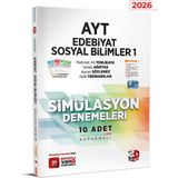 TeknoKapsül 3D Yayınları Ayt Edebiyat Sosyal Bilimler 1 Simülasyon Denemeleri