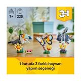 TeknoKapsül 3'ü 1 Arada Vahşi Hayvanlar: Kuşu 31173-7 Yaş ve Üzeri Doğa ve Hayvan Tutkunu Çocuklar Için Kelebek ve Balık Olarak Inşa Edilebilen Yaratıcı Oyuncak Yapım Seti (225 Pr) - Option-1