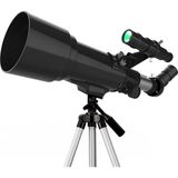 TeknoKapsül 400X70MM Açıklıklı Refrakter Teleskoplar (15X-150X), Telefon Adaptörlü