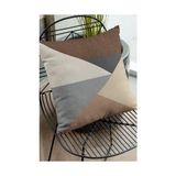 TeknoKapsül 43X43CM Leke Tutmaz Premium Tay Tüyü Kumaş Çift Taraflı Kırlent Geometrik Yastık Kılıfı KRL391 - 001-Renkli - Option-1