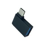TeknoKapsül 4658 Type C 3.1 To USB 3.0 Şarj 90 Dirsek Köşe Çevirici Dönüştürücü Adaptör