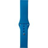 TeknoKapsül (4914) Band Serisi 20MM Klasik Kordon Silikon Strap Kayış-Mavi Galaxy 2 44MM