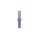 TeknoKapsül (4915) Lila Band Serisi 20MM Klasik Kordon Silikon Strap Kayış-Lila Galaxy 2 44MM