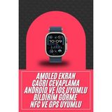 TeknoKapsül 49MM Akıllı Saat Amoled Ekranlı Kadın Erkek Kol Saati Plastik Kordon - Seçenek