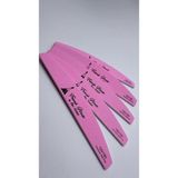 TeknoKapsül 5 Adet Protez Tırnak Törpüsü 100/180 Yıkanabilir, Kağıt Törpü, Nail File, Nail Art - Option-1