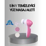 TeknoKapsül 5 Başlıklı Yüz Masaj Aleti – Cilt Temizleme, Peeling, Siyah Nokta ve Gözenek Bakımı TD-UCZZZ5BMASAJFOREVER