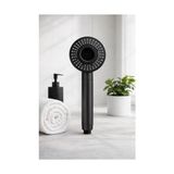 TeknoKapsül 5 Fonksiyonlu Orta Delikli Yuvarlak Duş Başlığı, Masaj, Yağmurlama, Tazyikli Basınçlı, Su Tasarruflu, Kolay Temizlenebilir, Modern Ergonomik Tasarım, Lüks Banyo Duş Başlığı, Tüm Duş Sistemler