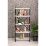 TeknoKapsül 5 Raflı Metal Kitaplık Beyaz 180 cm BZ-FLZ2447012889458