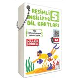TeknoKapsül 5. Sınıf Resimli Ingilizce Dil Kartları - 2 - 3 Yaş - Çok Renkli
