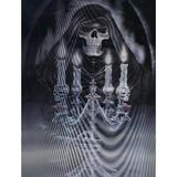 TeknoKapsül 5d Elmas Boyama 3 Farklı Resim Değişenli Halloween Iskelet Tablosu 30X40 cm