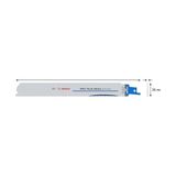 TeknoKapsül 5x Pro Thick Metal S1137HBF Hassas Panter Testere Bıçağı (Metal Borular ve Profiller, Demir Içermeyen Metaller, Uzunluk 225 Mm, Professional Aksesuar Panter Testere) - Option-1