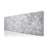 TeknoKapsül - 6 Farklı Model Dikişli Kenar 70X30 cm Mouse Pad (Map)