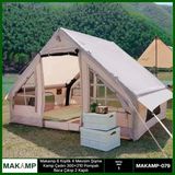 TeknoKapsül 6 Kişilik 4 Mevsim 2 Kapılı Tan Pencereli Şişme Çadır 300*210*200CM - 210 x 200 cm