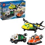 TeknoKapsül 60505 LEGO City Uçak, Servis Kamyonu ve Hoverkraft 990 Parça +7 Yaş