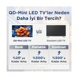TeknoKapsül 65 Inç Akıllı Tv 65Q6C 4K Qd-Mini LED Renkli Quantum Crystal HDR10+ Oyun Tv, 144Hz Doğal Yenile