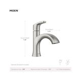 TeknoKapsül 84346BL Karis Tek Kolu Lavabo Bataryası, Siyah Mat