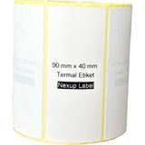TeknoKapsül 90X40 mm Termal Etiket, Barkod/adres/kargo Termal Etiketleri, Zebra Diğer Yazıcılarla Uyumlu