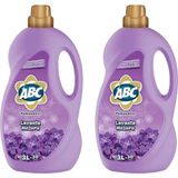 TeknoKapsül Abc Lavanta Kokulu Çamaşır Yumuşatıcısı, 3 Litre, 2'li Paket