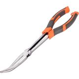 TeknoKapsül Aee® Uzun Yarım Yamuk Kargaburun Olta Pensesi 28 cm – Paslanmaz Çelik Balıkçılık Pensesi, Kanca Çözücü, Misina Kesici, Turna Pensesi, Kırma Halkası Açıcı