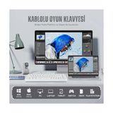 TeknoKapsül Ajazz AK680 Max He Kablolu Manyetik Switch Klavye - 8000Hz - 0.125MS (AK680 Max He - Siyah) - Option-1 - 001-Renkli