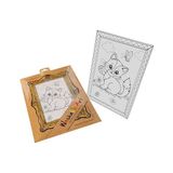 TeknoKapsül Akademi Çocuk Mat -Washable Art - Kedi - -- - Option-1