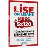 TeknoKapsül Akademi Denizi Kpss Lise Ön Lisans Türkiye Geneli 5 x 120 Deneme Seti