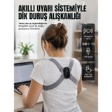 TeknoKapsül Akıllı Dik Duruş Düzeltici Titreşim Uyarılı Şarjlı Destek Cihazı LS-UCZZDPDKDURUKORSE-1-3434