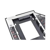 TeknoKapsül AL-4716 Sata HDD Harddisk Caddy Kızak Kutu SSD Notebook, Ikinci HDD Takma, 9.5 mm - 1BW-Beyaz