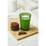 TeknoKapsül Allegra Koyu Yeşil Akrilik Bardak | 400 ml Su, Meşrubat, Sunum Kahve Yanı Için | Cam Değildir |