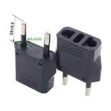 TeknoKapsül Amerikan Fiş Çevirici, Tip C Priz Dönüştürücü, Seyahat Adaptörü, Abd Ingiliz Fişini Avrupa/türkiye 220V Prizine Çevirici, 6A 1600W Maks Güç, A Kalite Sıkı Geçme - 0 - Siyah - Option-1