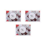 TeknoKapsül Amerikan Servis Kağıdı Afiyet Olsun Baskılı Beyaz Masa Örtüsü - 29 x 40 Cm. - 100 Adetlik 3 Paket - 001-Renkli