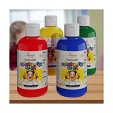 TeknoKapsül Ana Renkler Parmak Boyası 4'lü Set 4X250 gr