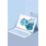 TeknoKapsül Apple iPad Pro 11 (2024) Kılıf KC01 Smart Klavyeli Tablet Kılıfı - Açık Mavi BZ-8683140836375