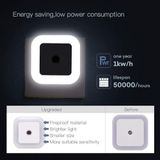 TeknoKapsül Aputue LED Gece Lambası, duvara takılan gece lambası, alacakaranlık sensörlü, 0.5w enerji tasarruflu, koridor, merdiven, mutfak, banyo ve yatak odaları için ideal (6'lı paket)