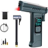 TeknoKapsül Araba Ha Pompası 4’ü 1 Arada: Kompresör + Cam Kırıcı + Kemer + LED Işık Şarjlı 4000MAH Araç