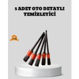 TeknoKapsül Araç Detay Temizlik Fırçası 5’li Set Çizmeyen Kıl Çok Yönlü Kullanım LS-XUUCZZZZARATEMZLKFIRASIIIIIIII-1-3434