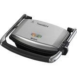 TeknoKapsül Ariete Izgara ve Tost Makinesi 1911/10 - Grill Toast Machine, 1000 Watt, Yapışmaz Çizgili Plaka