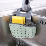 TeknoKapsül Askılı Evye Sepeti - Silikon Lavabo Düzenleyici - Mutfak Süngeri, Sabun Bulaşık Teli Tutucu - De