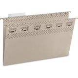 TeknoKapsül Asma Dosya Folder With Easy Slide Tab, 1/3 Cut Sliding Tab, Yasal Boyut, Çelik Gri, Kutu Başına 18 (64093, Çubuk Rengi May Vary) - -- - Option-1
