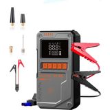 TeknoKapsül Auhma 4’ü 1 Arada 10000 Mah Şarjlı Araç Akü – Jump Starter, Dijital Hava Kompresörü,
