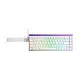 TeknoKapsül Aula Hero 68 He Manyetik Klavye Trigger Switch 8000Hz Rgb Neon Tkl Swap Klavyesi Beyaz