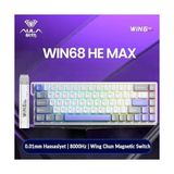 TeknoKapsül Aula WIN68 He Manyetik Klavye Trigger Wing Chun Switch 8000Hz Rgb Tkl Swap Klavyesi