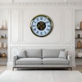 TeknoKapsül Aurelius Gold 60 Cm Çarklı Duvar Saati YTC-6054G