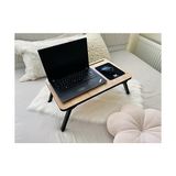 TeknoKapsül Axolotl Folding Telefon ve Tablet Bölmeli Katlanır Ayaklı Laptop Sehpası Notebook Bilgisayar Çalışma Masası