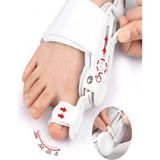 TeknoKapsül Ayarlanabilir Ayak Baş Parmak Kemik Düzeltici – Halluks Valgus (Bunyon) Aparatı, Gece Gündüz Kullan