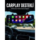TeknoKapsül Ayna Carplay Araç İçi 9.66 İnç IPS Ekran Geri Görüş Kamerası Destekli LS-UCZZTSAYNACARPLAY-4-3434