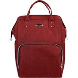 TeknoKapsül Babymol Linen Sırt Çantası - Bordo