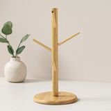 TeknoKapsül Bambu Ahşap Bardak ve Fincan Askısı 35X60 cm